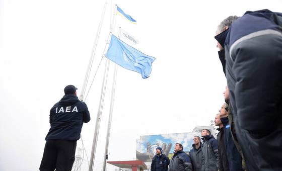 IAEA inspectors help ensure safety at Ukrainian nuclear power plants. .
